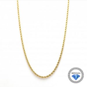 Rope Chain 3mm Full 14K Gold