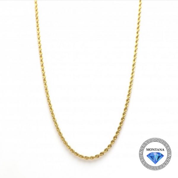 Rope Chain 3mm Full 14K Gold