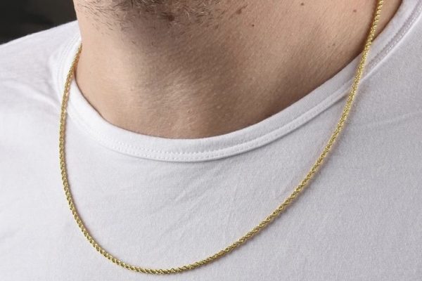 Rope Chain 3mm Full 14K Gold - Image 2